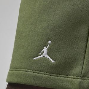 Mens Nike Jordan Olive Green Brooklyn Fleece Athletic Shorts NWT